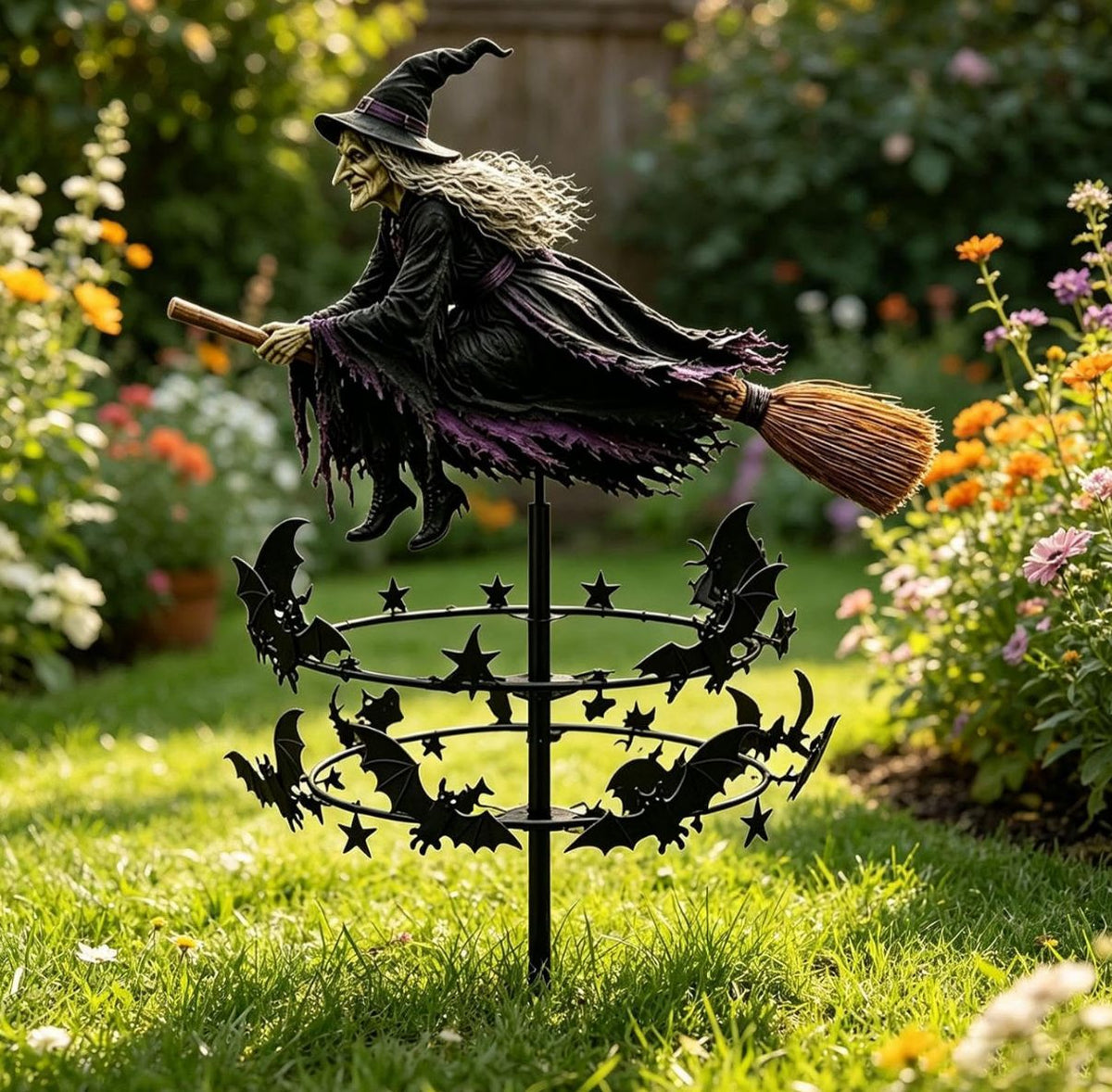 Enchanted Witch Garden Wind spinner