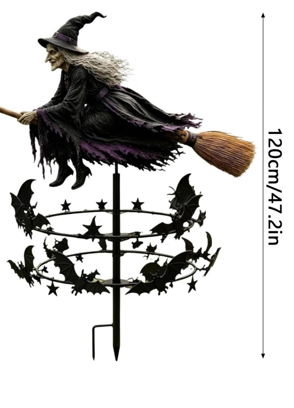 Enchanted Witch Garden Wind spinner